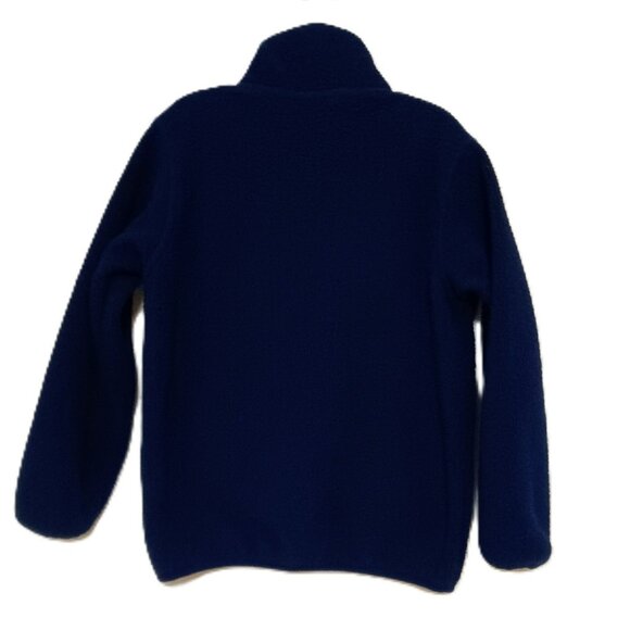 EUC: Boy's Free Country sz 5/6 Navy Blue Highland Sherpa Jacket - Picture 2 of 3